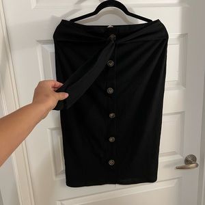 Black Willow & Root midi skirt size large